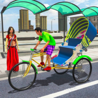 Bicycle Tuk Tuk Auto Rickshaw : New Driving Games