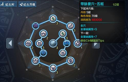 唐门心法石头怎么加