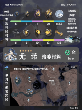 鸣潮尤诺材料获取方法介绍[图1]