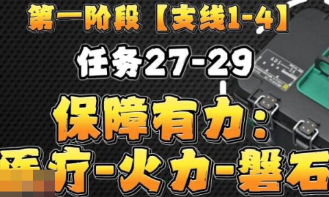 三角洲行动S6赛季3x3任务 1-4支线保障有力全流程攻略[图1]