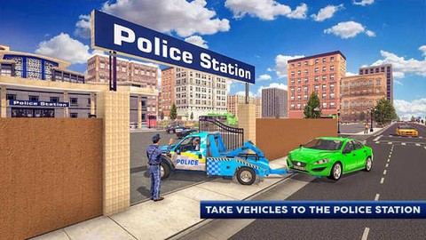 警察拖车驾驶模拟器截图2