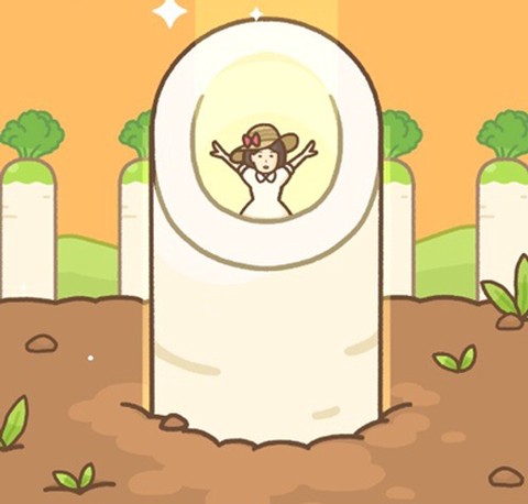 豆腐女孩爬萝卜[图1]