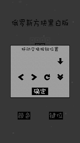 经典俄罗斯方块黑白版截图1