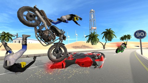 公路摩托3D截图2