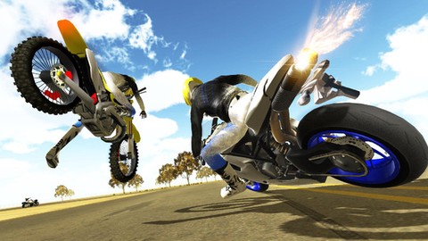 公路摩托3D截图3